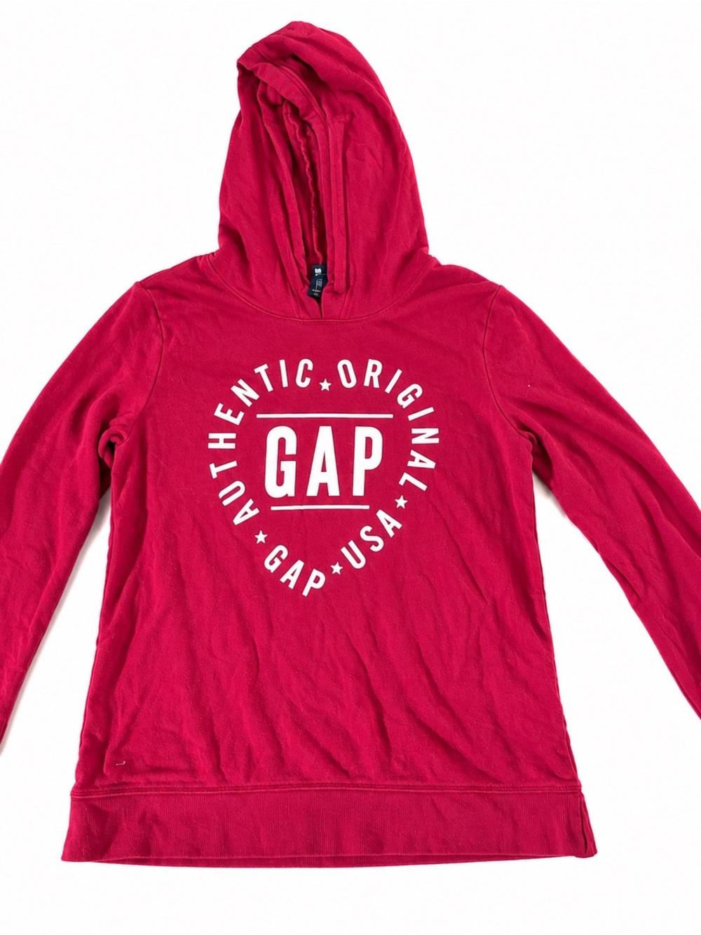 GAP Women's Bright Fuchsia Logo Hooded Pullover